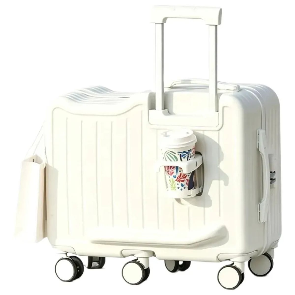 U BUY - 20 Pulgadas Maleta Para Niños Puedes Sentarte Blanco