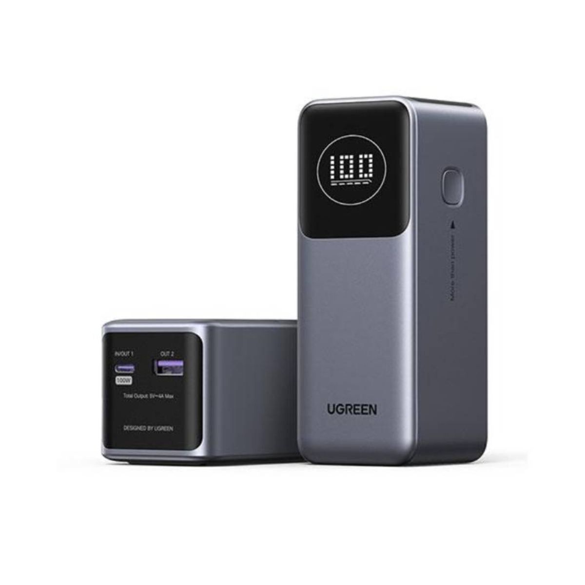 UGREEN - Batería Portátil Ugreen 12000mAh USB-C 100W Carga Rápida