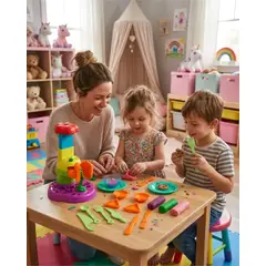 GENERICO - Set de Arcilla y Estación de Modelado Infantil de Paletas y Dulces