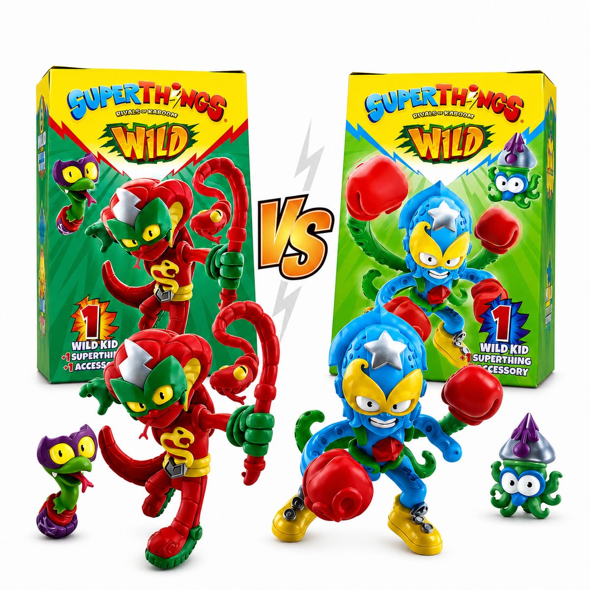 GENERICO - Pack Wild Kid Superthings Hiss Vs Tentaclash