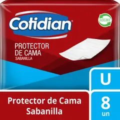 COTIDIAN - Sabanillas Gel Súper Absorvente 8 Un
