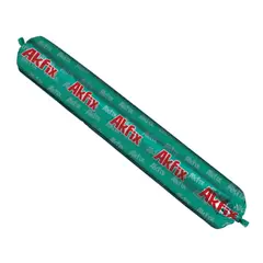 AKFIX - Sello Silicona Estructural Negro 917n Metal 600 Ml
