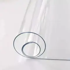 GENERICO - Protector De Mesa De Pvc Transparente Antipolvo Y Antidesli Blanco 60x200cm BELUG