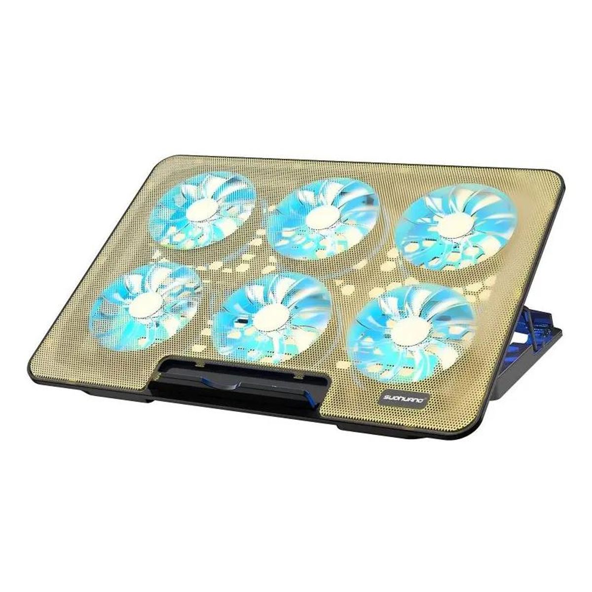 GENERICO - Base enfriadora para notebook con 6 ventiladores
