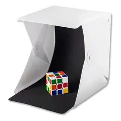 GENERICO - Caja de Luz Plegable para Fotografía 30 cm con LED