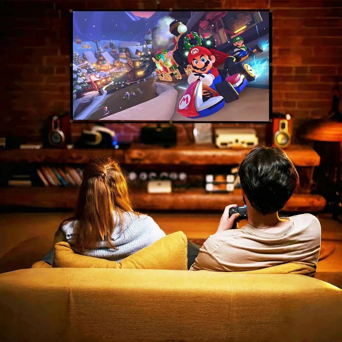 GENERICO - Tela para Pantalla de Proyector 4K 120 Pulgadas