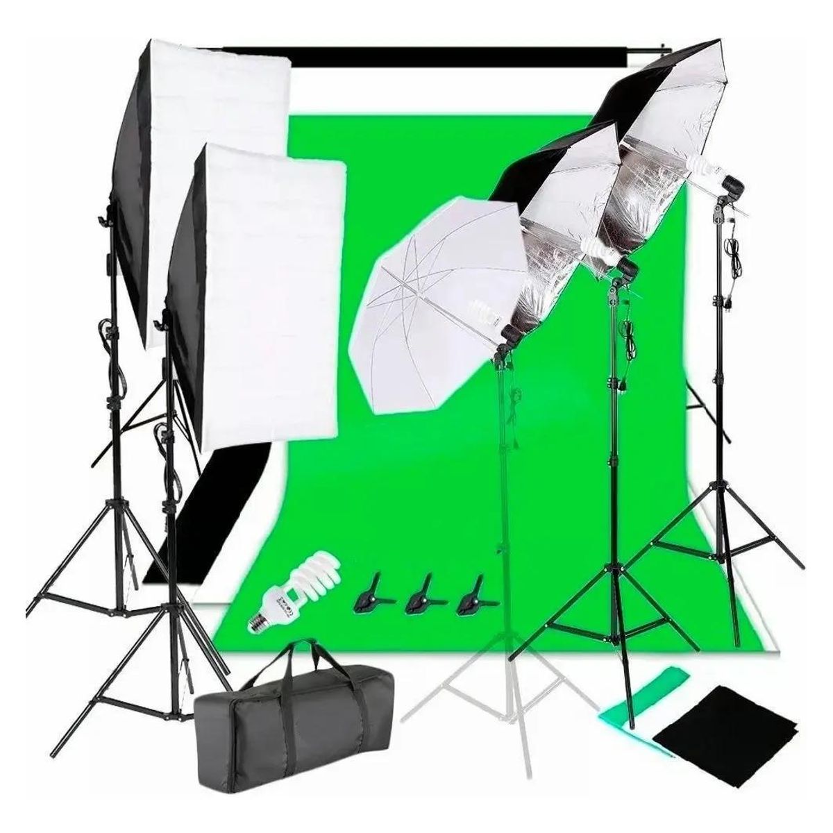 GENERICO - Kit de Iluminación para Estudio Fotográfico Completo