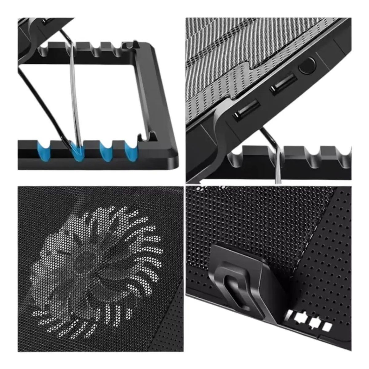 GENERICO - Base Refrigerante para Notebook con Ventilador Silencioso