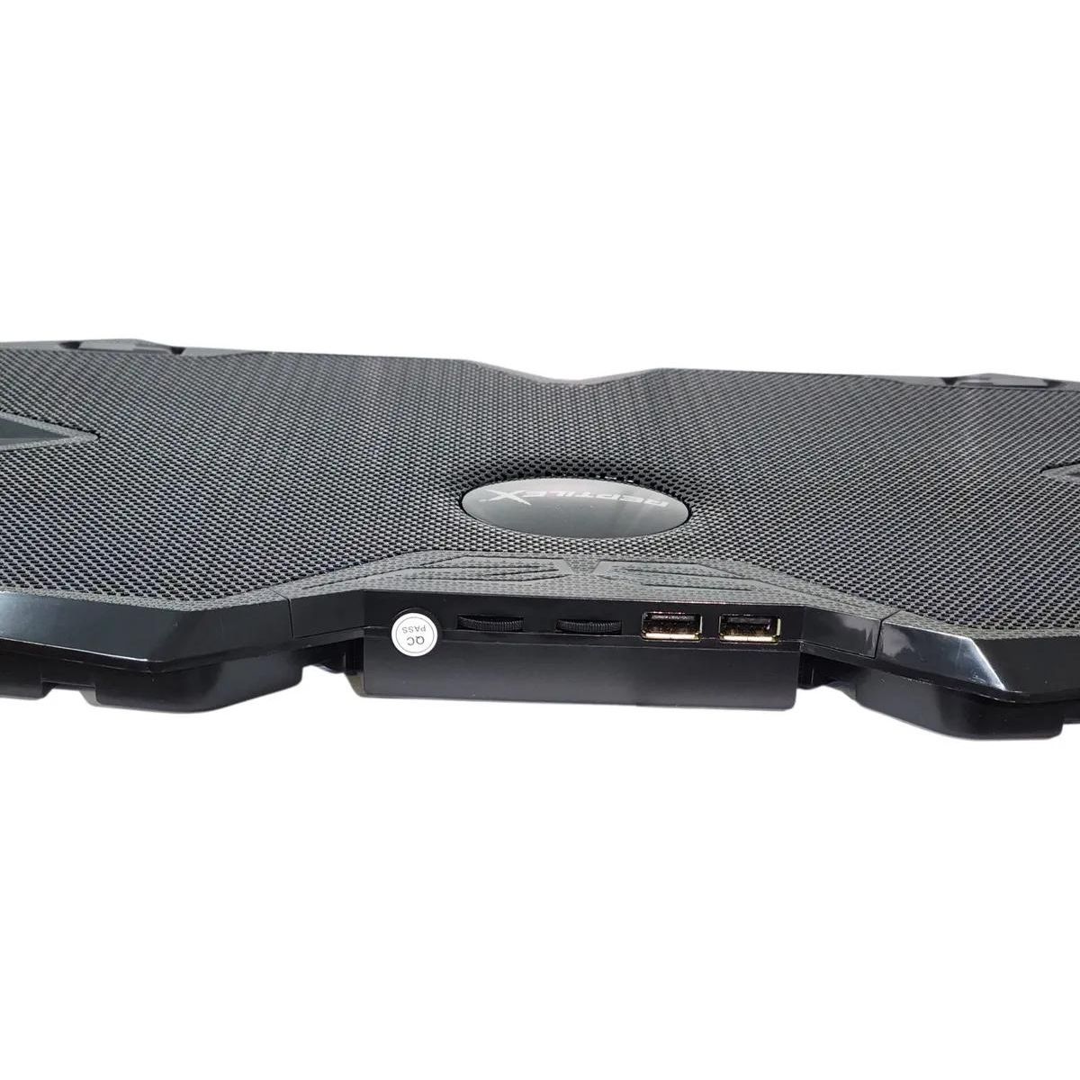 GENERICO - Ventilador para Notebook Gamer con 4 Aspas y Luz LED
