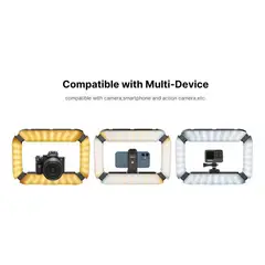 GENERICO - Lámpara LED Anillo Rectangular Regulable