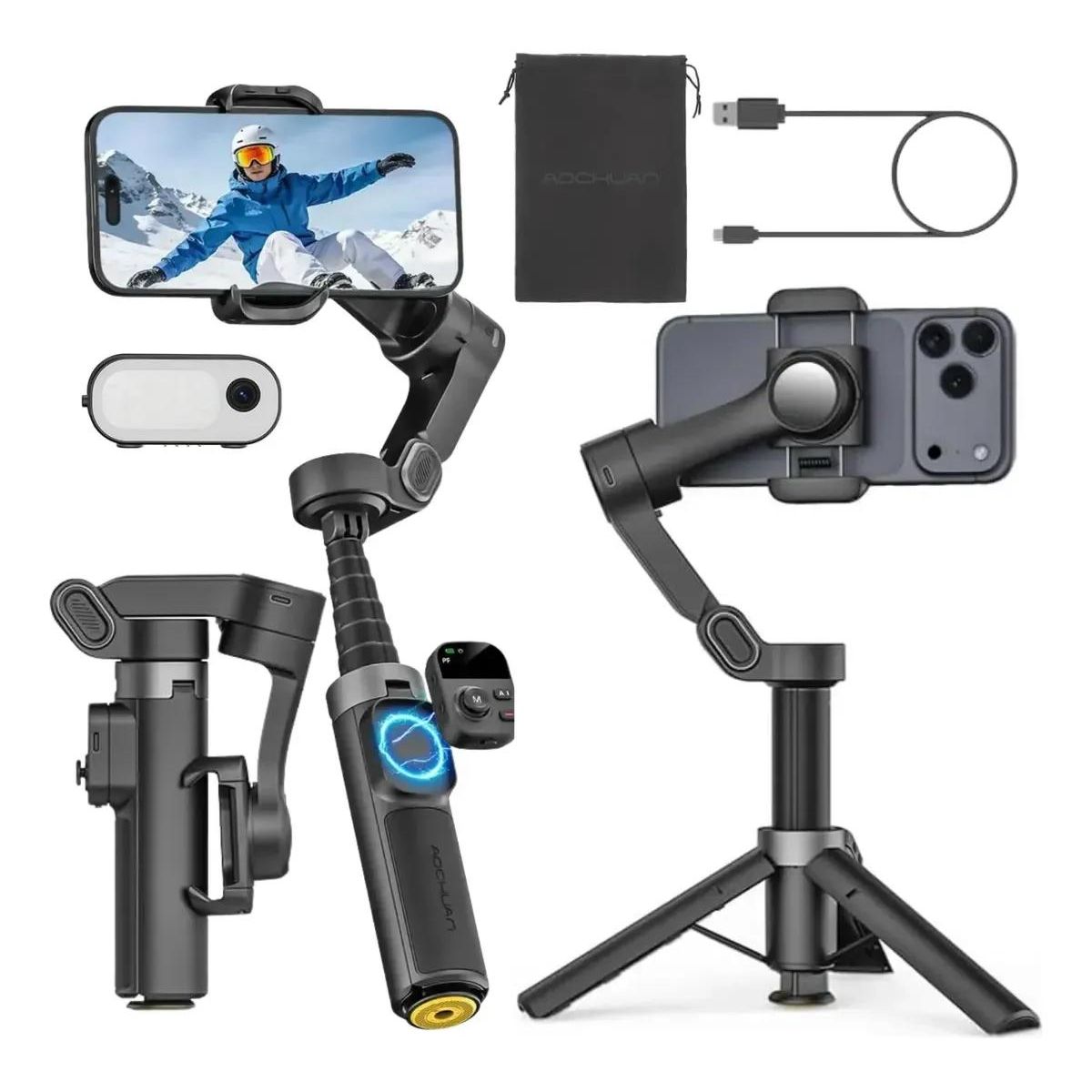 GENERICO - Estabilizador Gimbal Profesional para Teléfono