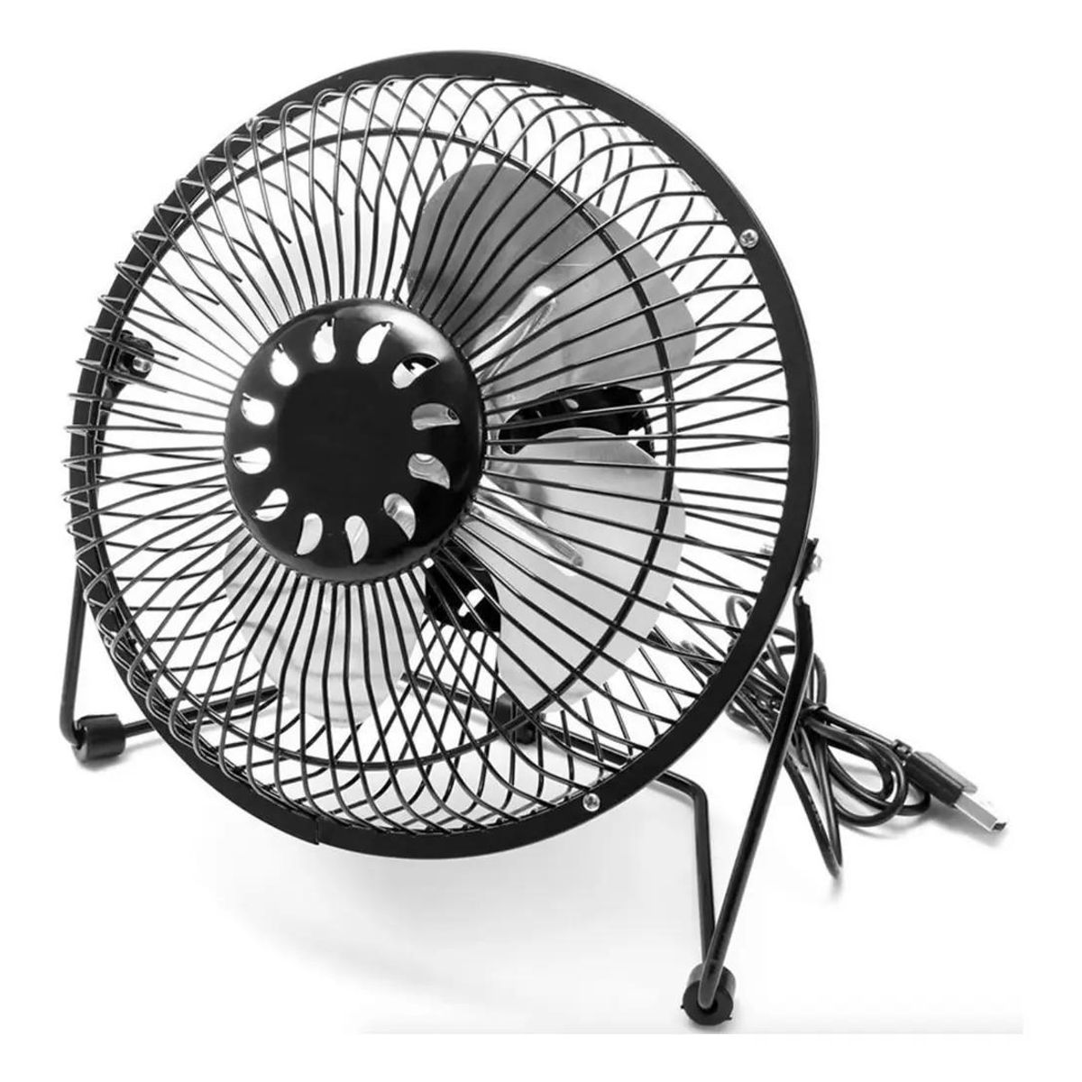 GENERICO - Ventilador USB metálico XL 19 cm para notebook