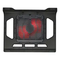 GENERICO - Base para ventilador de notebook con LED negro