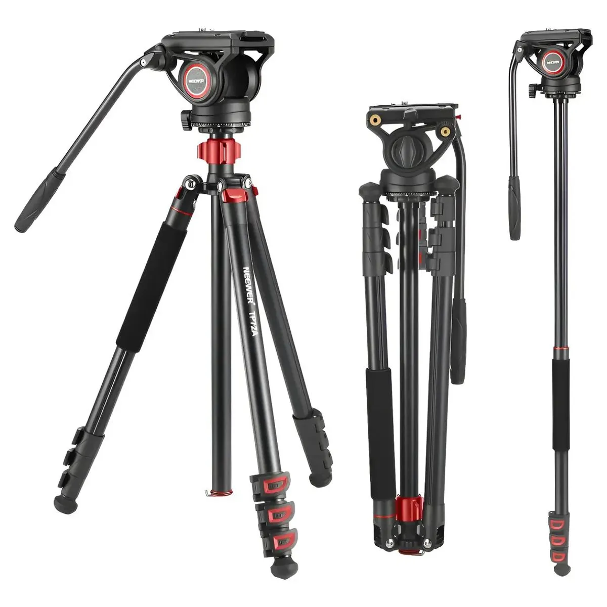 GENERICO - Trípode Monopie Profesional para Cámara 181cm
