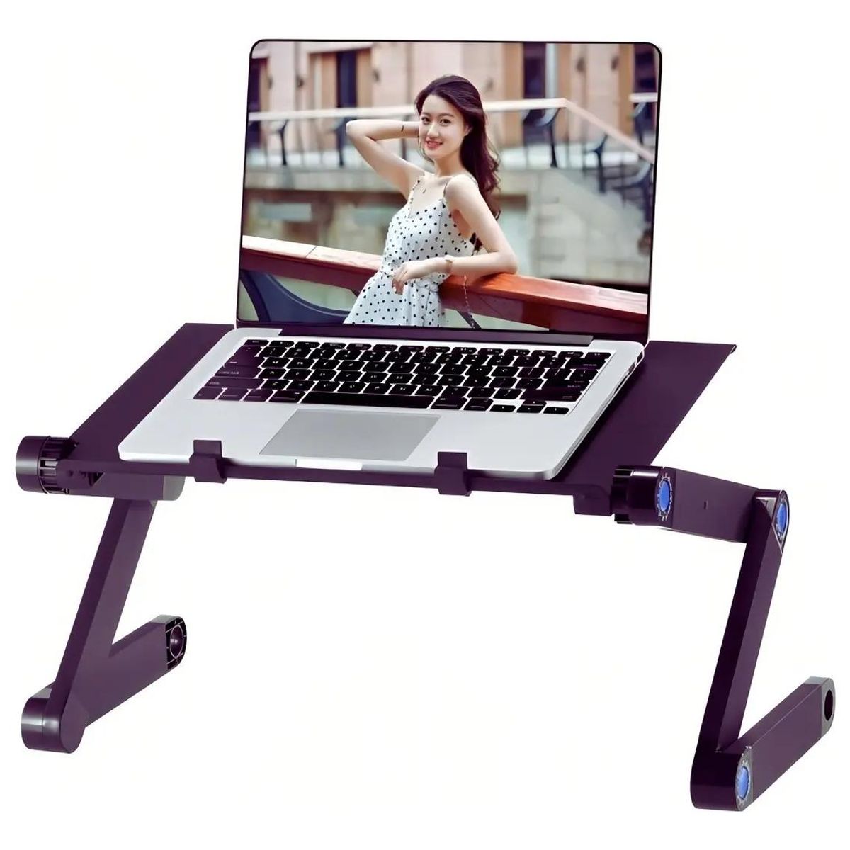 GENERICO - Mesa plegable para notebook con ventilador grande