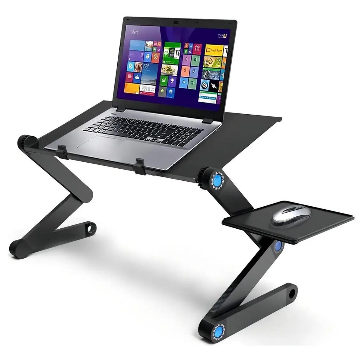 GENERICO - Mesa plegable para notebook con ventilador grande