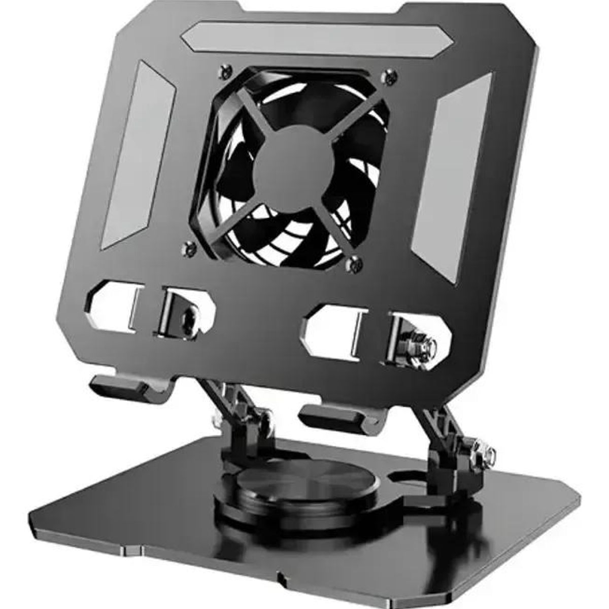 GENERICO - Soporte portátil con ventilador para refrigeración 360°