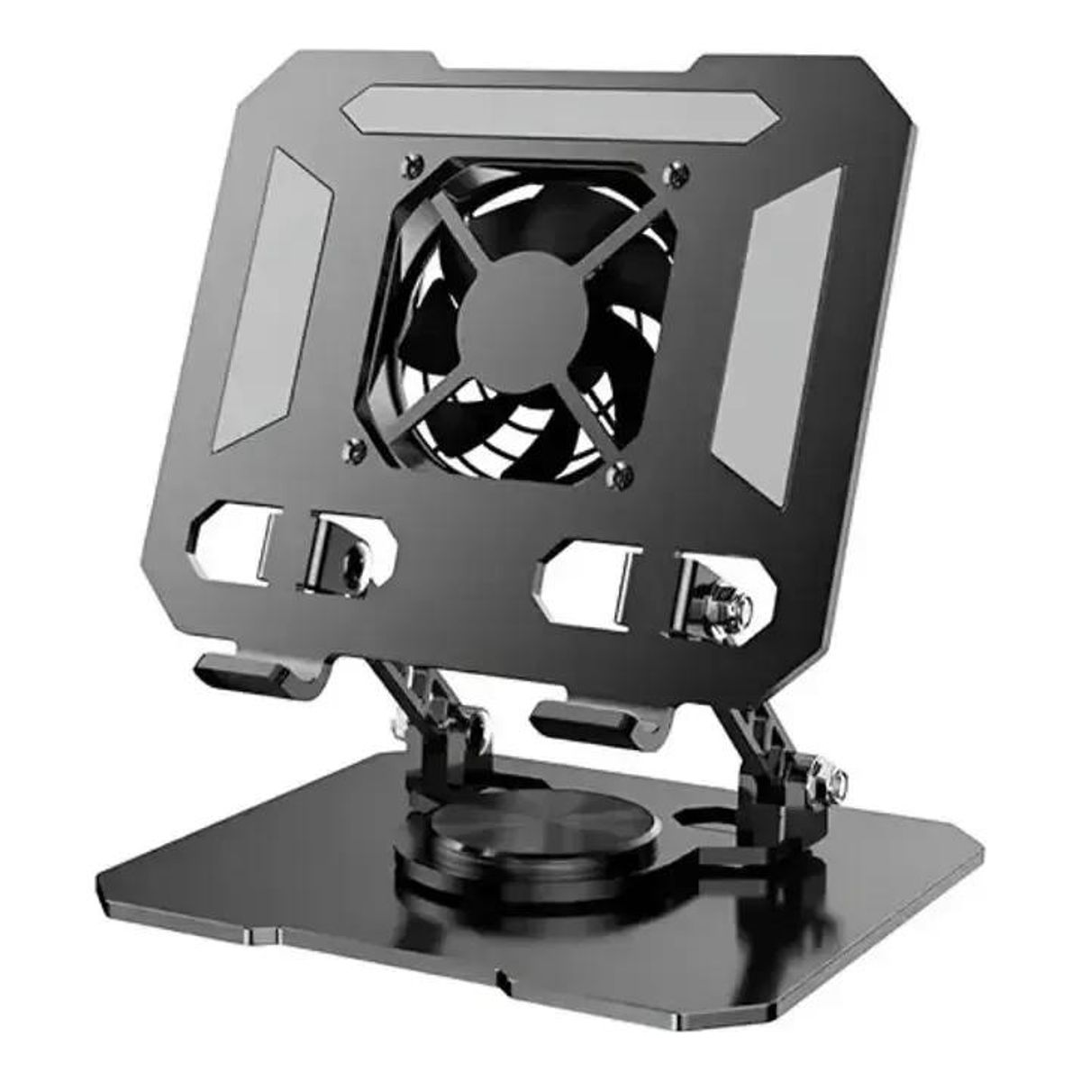 GENERICO - Soporte portátil con ventilador para refrigeración 360°