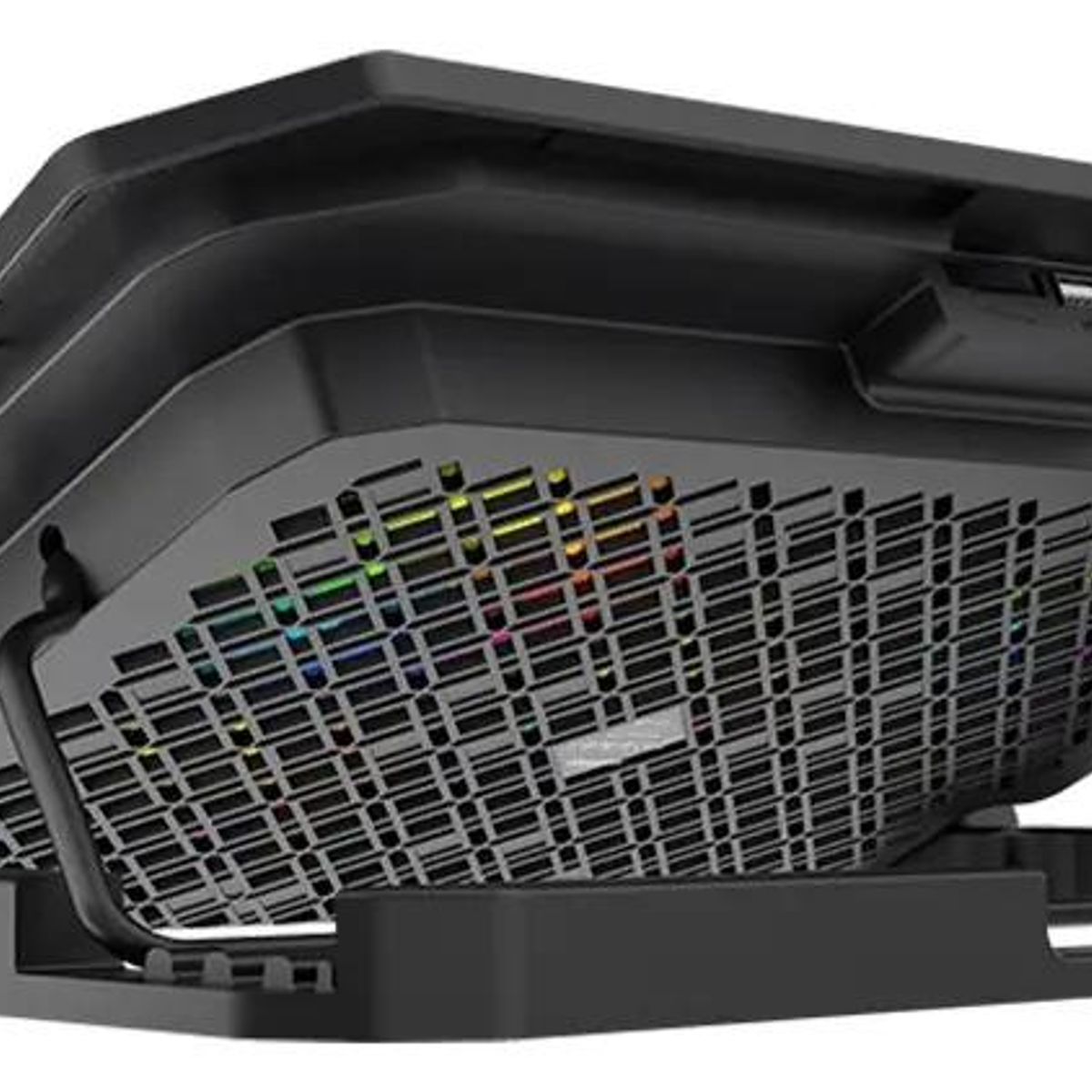 GENERICO - Base para Notebook con 5 Ventiladores RGB para Gamer