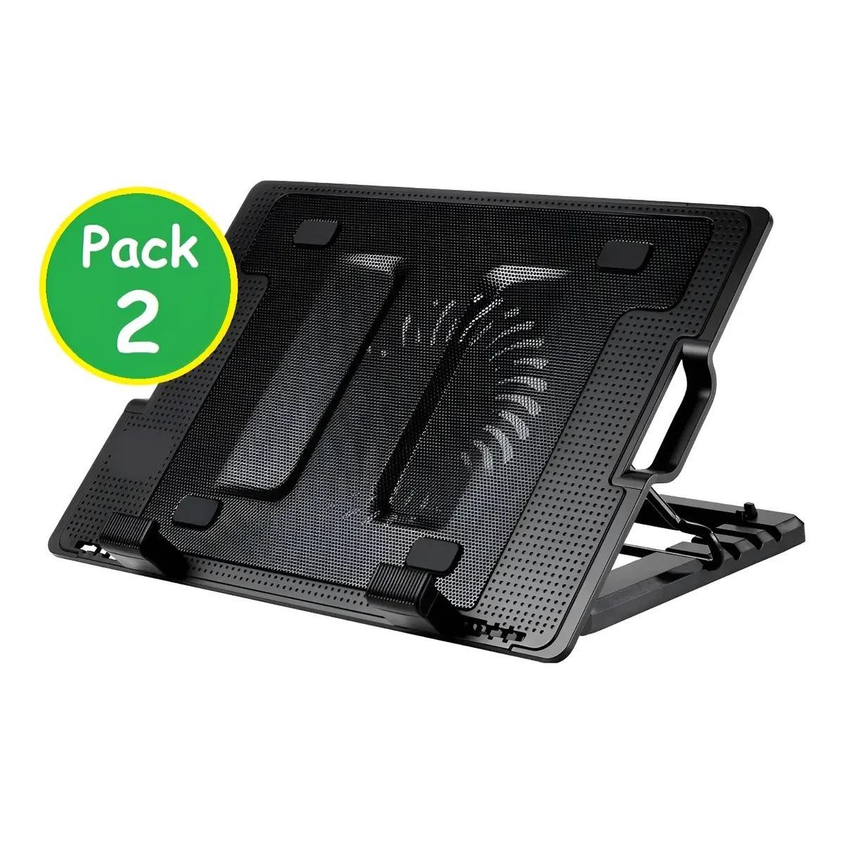 GENERICO - Pack 2 Bases Refrigerantes para Notebook hasta 17