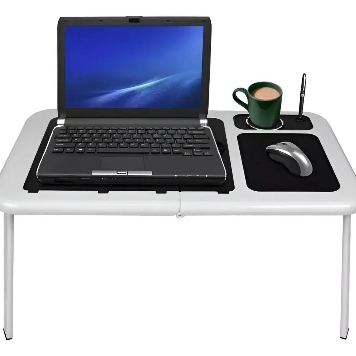GENERICO - Mesa portátil para notebook con doble ventilación
