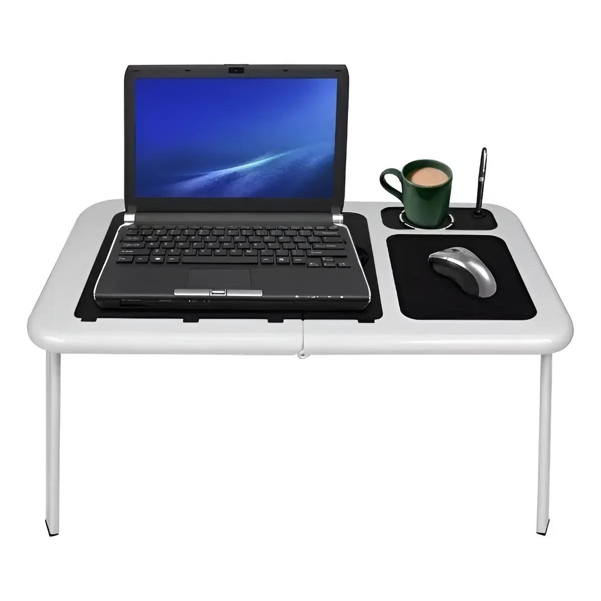 GENERICO - Mesa portátil para notebook con doble ventilación