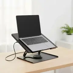 GENERICO - Base Enfriadora para Notebook con Doble Ventilador Ajuste
