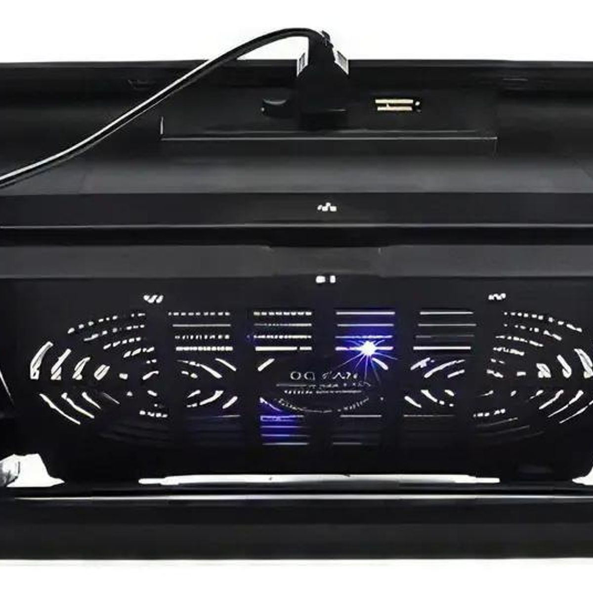 GENERICO - Ventilador para Notebook Gamer con Base Ajustable y Luz