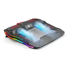 GENERICO - Base ventilador para notebook con luces RGB
