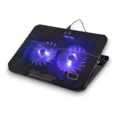 GENERICO - Base enfriadora para notebook con ventiladores