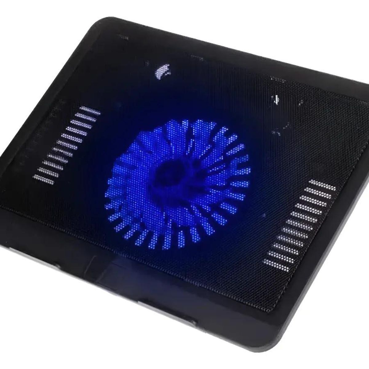 GENERICO - Ventilador USB para Notebook con Luz LED Azul