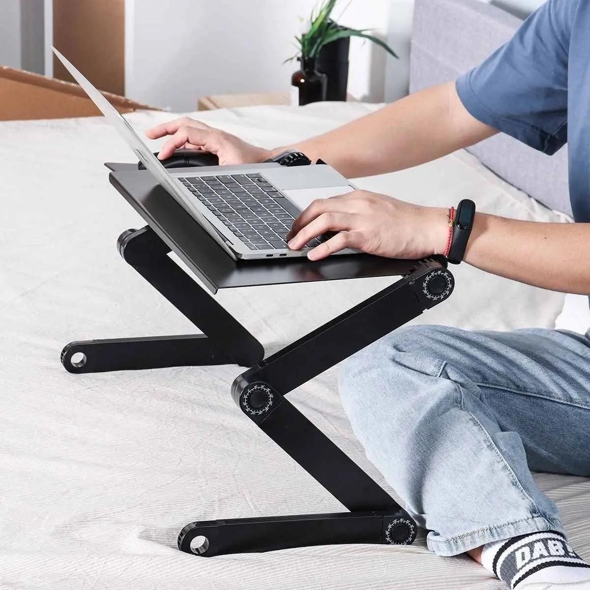 GENERICO - Mesa portátil para notebook con ventilación integrada