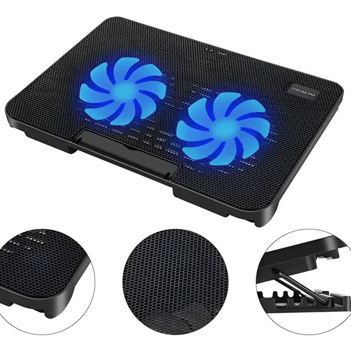 GENERICO - Base ventilador para notebook con enfriador