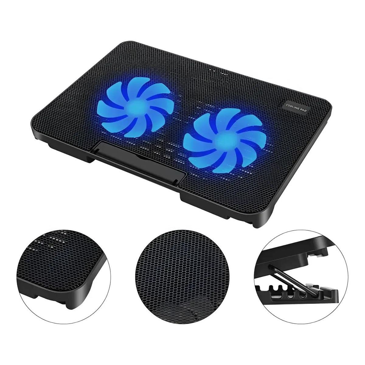 GENERICO - Base ventilador para notebook con enfriador