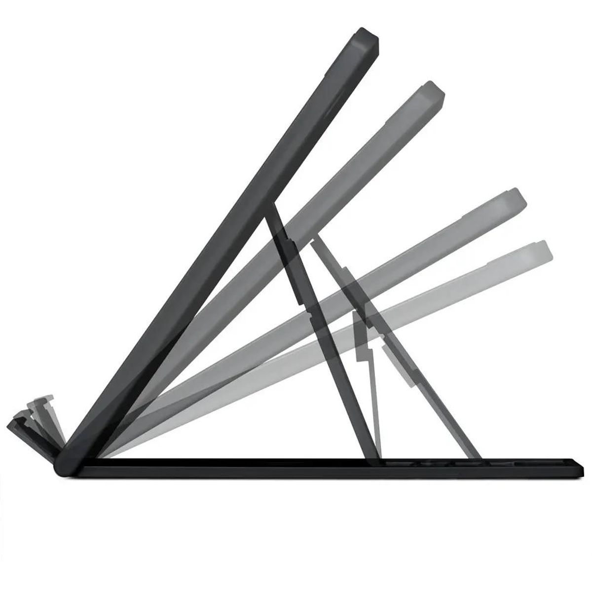 GENERICO - Base para Notebook Easy Riser 2.0 Negra para 17