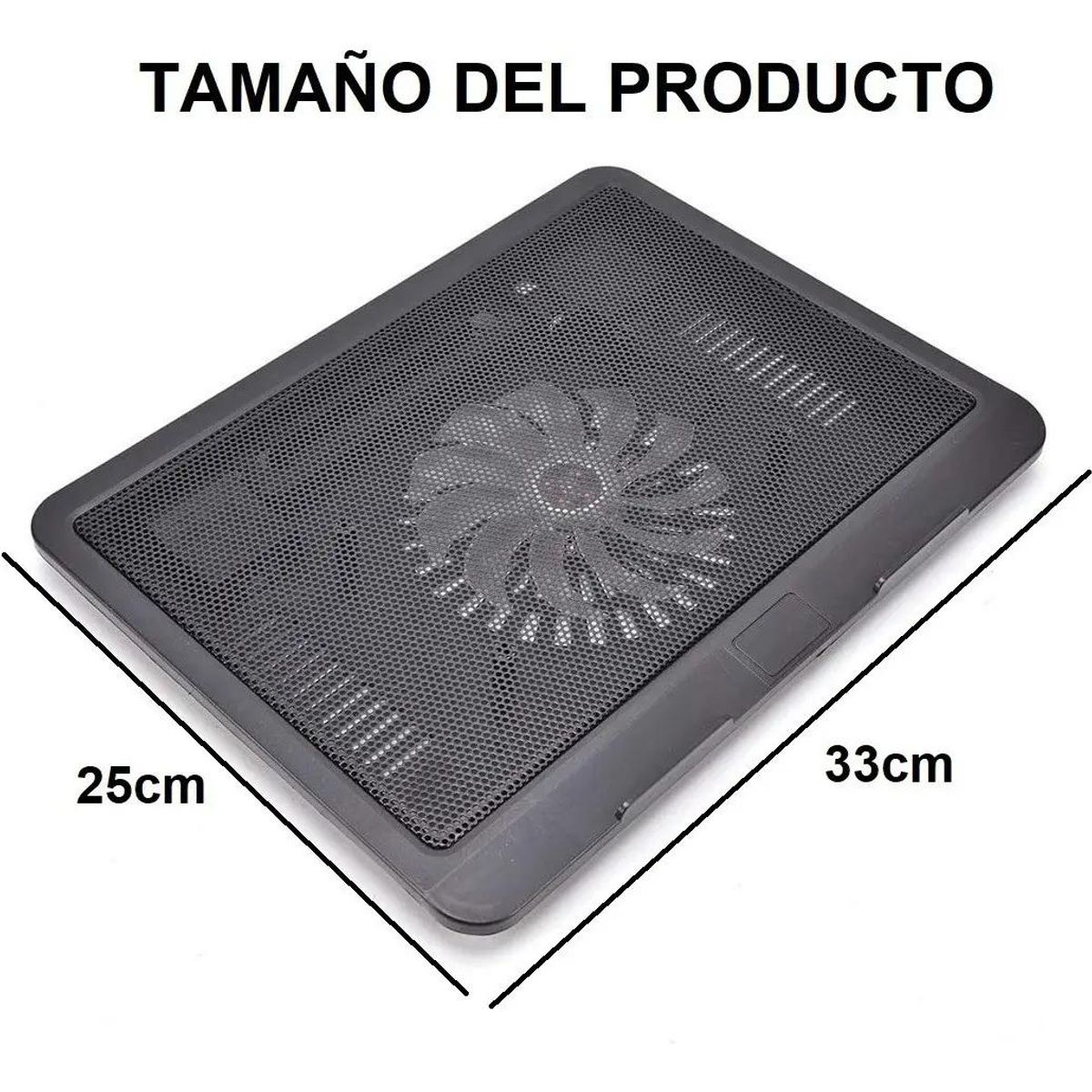 GENERICO - Base Enfriadora para Notebook con Ventilador USB