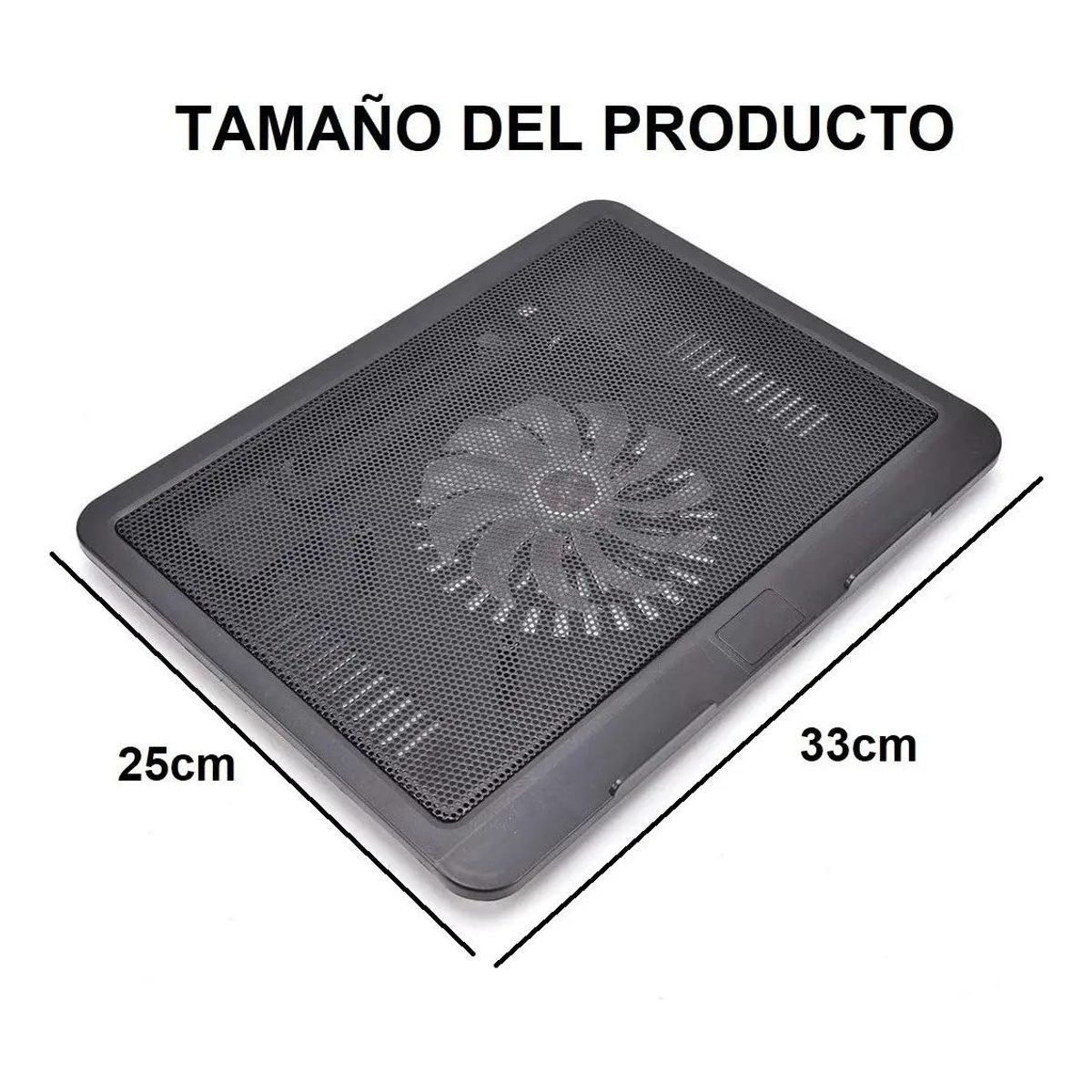 GENERICO - Base Enfriadora para Notebook con Ventilador USB