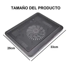 GENERICO - Base Enfriadora para Notebook con Ventilador USB