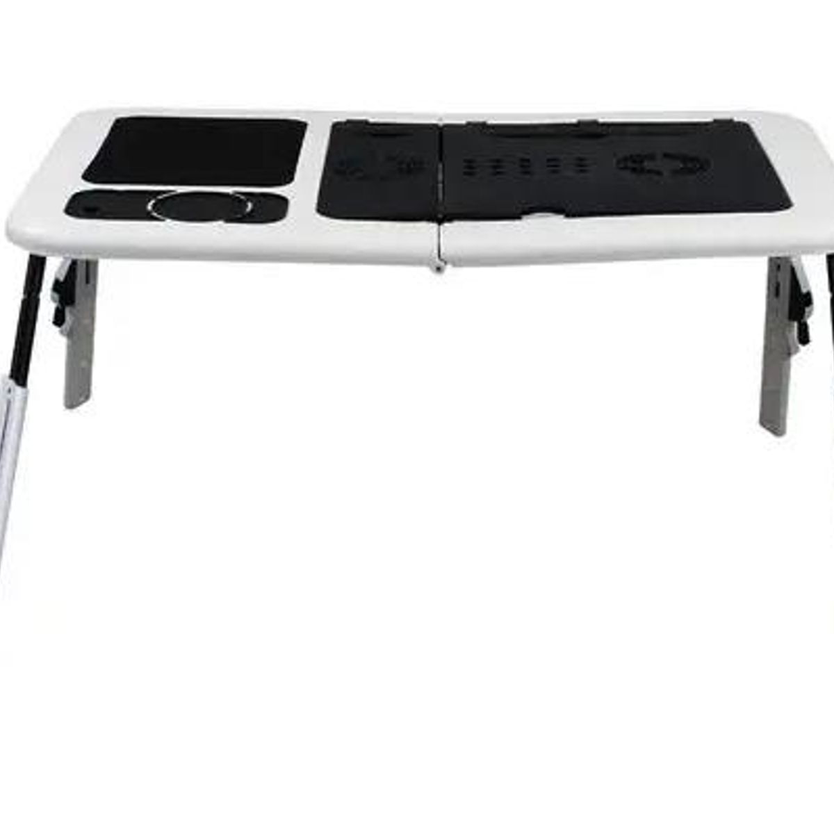 GENERICO - Mesa portátil para notebook con 2 coolers y base para rat