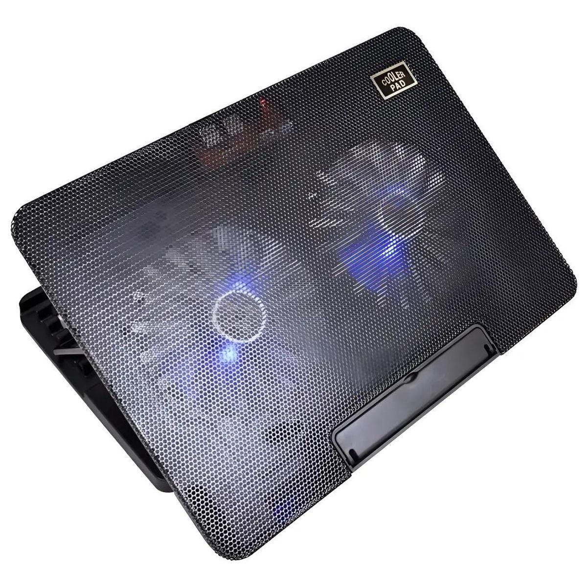 GENERICO - Base para notebook con 2 ventiladores de enfriamiento