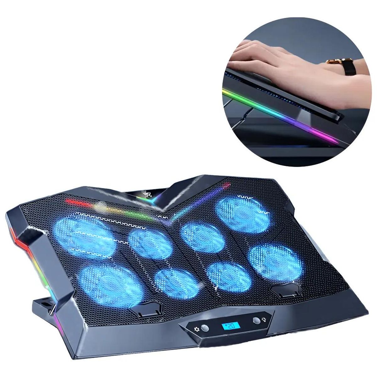 GENERICO - Soporte para Notebook Enfriador Ultrasilencioso Ajustable