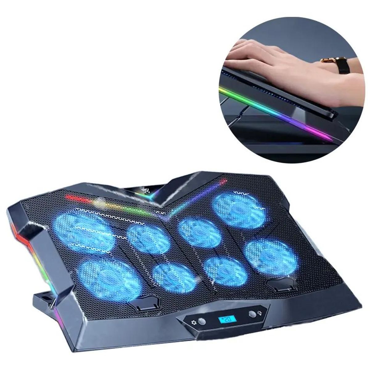 GENERICO - Soporte para Notebook Enfriador Ultrasilencioso Ajustable