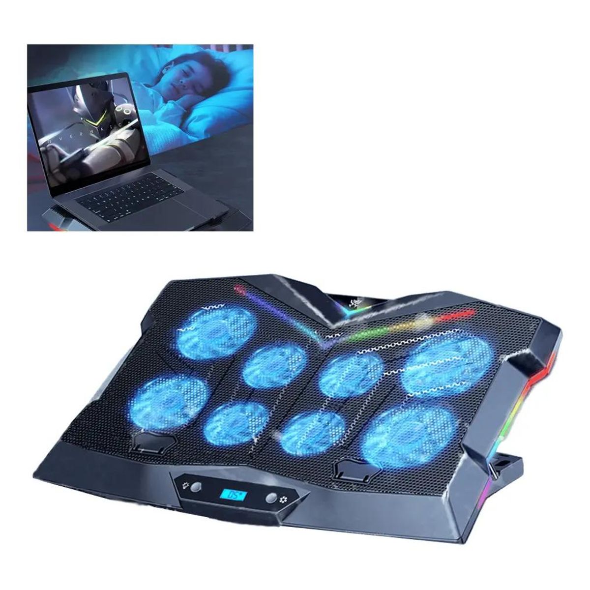 GENERICO - Soporte para Notebook Enfriador Ultrasilencioso Ajustable