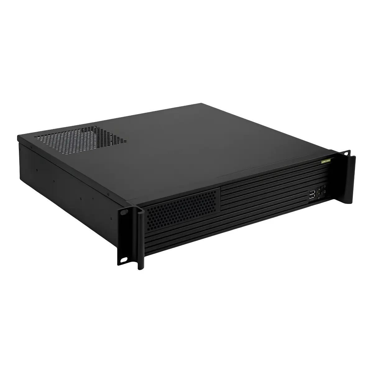 GENERICO - Gabinete Linkmade 2U para Rack Micro-ATX 4 PCI Low-Prof
