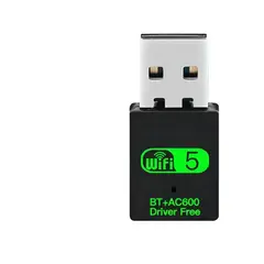 GENERICO - Adaptador USB Wifi Bluetooth 5G