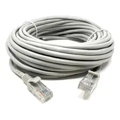 GENERICO - Cable Ethernet CAT6E 30m RJ45 100MHz Cobre Exterior