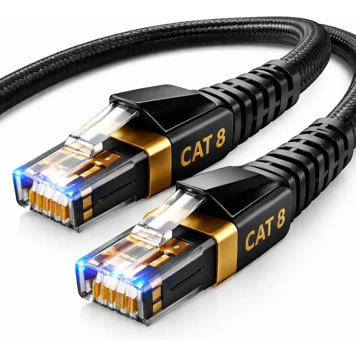 GENERICO - Cable Ethernet Cat 8 5m RJ45 Alta Velocidad 40Gbps