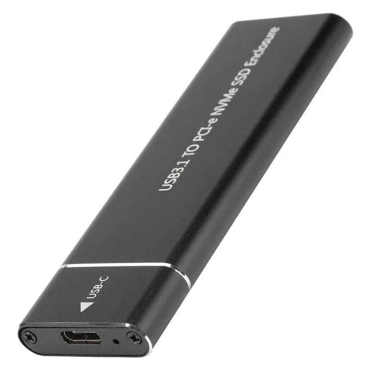 GENERICO - Carcasa Genérica M.2 NVMe PCIe USB 3.0 Negra con Kit