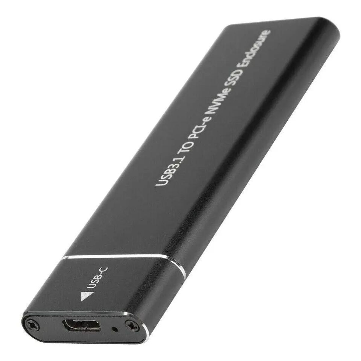GENERICO - Carcasa Genérica M.2 NVMe PCIe USB 3.0 Negra con Kit