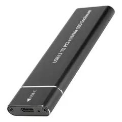 GENERICO - Carcasa Genérica M.2 NVMe PCIe USB 3.0 Negra con Kit